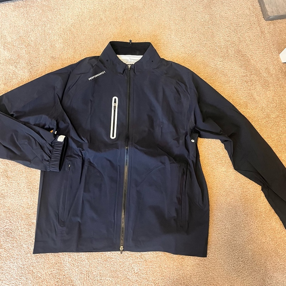Walter Hagen Men's Black Windbreaker